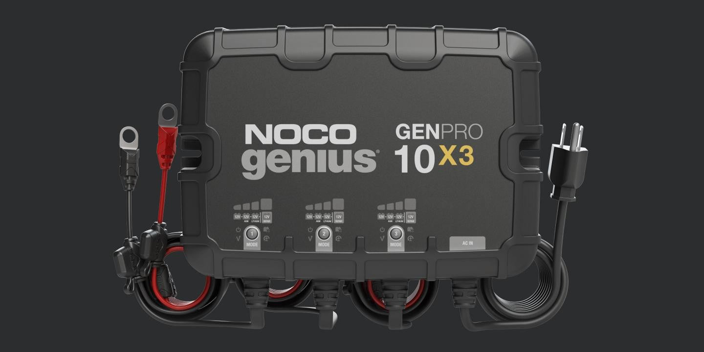 NOCO GENPRO 12V 3-Bank, 30-Amp On-Board Battery Charger