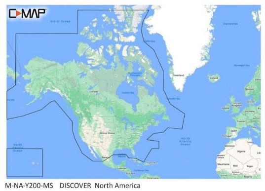 C-MAP Discover North America | M-NA-Y200-MS